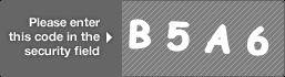 captcha code for visual authentication   letter B number 5 letter A number 6